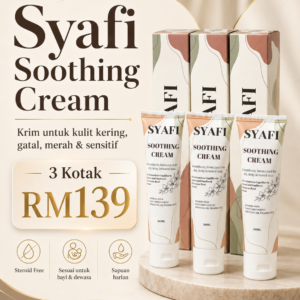 Set Berbaloi (3 x Kotak Syafi Soothing Cream)