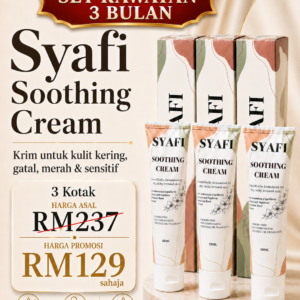 Set Rawatan 3 Bulan (3 x Kotak Syafi Cream)