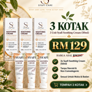 PAKEJ RAWATAN LENGKAP (3 x Kotak Syafi Cream)