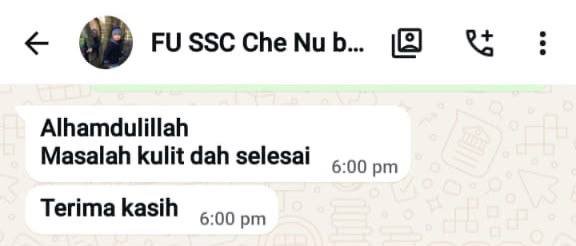 Mesej WhatsApp sebenar Che Nu
